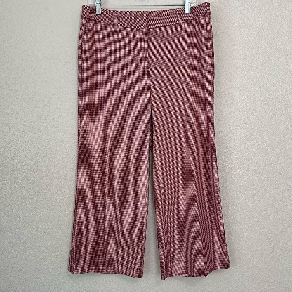 NWT J. Jill Houndstooth Wide Leg Crop Pants